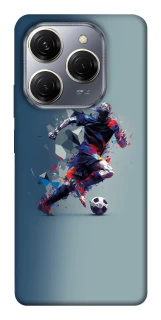 Чехол на TECNO Spark 20 Pro Футболист фото 1 из 1