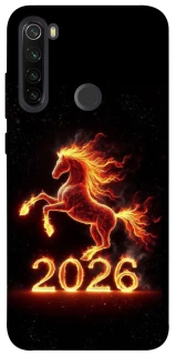 Чехол на Xiaomi Redmi Note 8T Red Fire Horse ver.1 фото 1 из 1