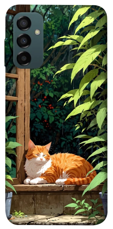 Чохол на Samsung Galaxy M14 5G red cat фото 1 з 1