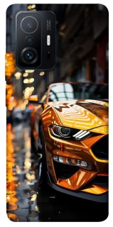 Чохол на Xiaomi 11T / 11T Pro Golden sports car фото 1 з 1