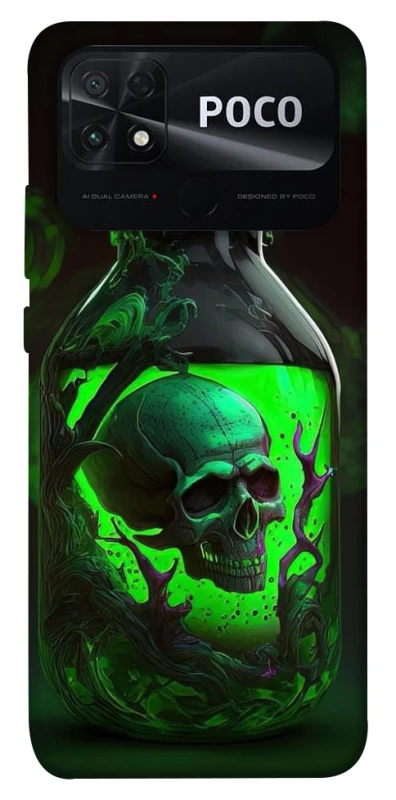 Чохол на Xiaomi Poco C40 Skull bottle фото 1 з 1