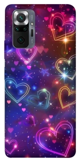 Чохол на Xiaomi Redmi Note 10 Pro Drawn hearts фото 1 з 1