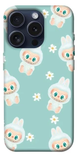 Чехол на Apple iPhone 15 Pro (6.1") Labubu Green фото 1 из 1