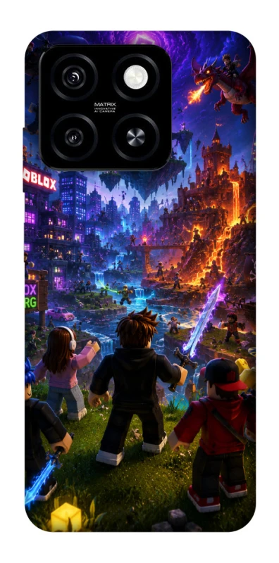 Чехол на ZTE Blade A55 4G Roblox aesthetics ver.12 фото 1 из 1