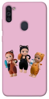 Чехол на Samsung Galaxy M11 Cat Cafe Trio фото 1 из 1