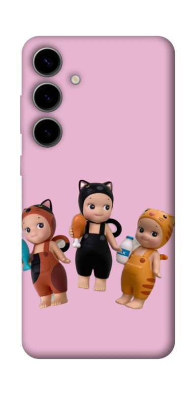 Чохол на Samsung Galaxy S25 FE Cat Cafe Trio фото 1 з 1