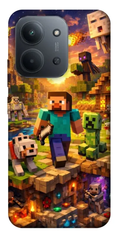 Чехол на Xiaomi Redmi 15C (Global) Minecraft v6 фото 1 из 1
