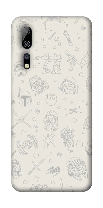 Чохол на ZTE Axon 10 Pro Star Wars background ver.1 фото 1 з 1