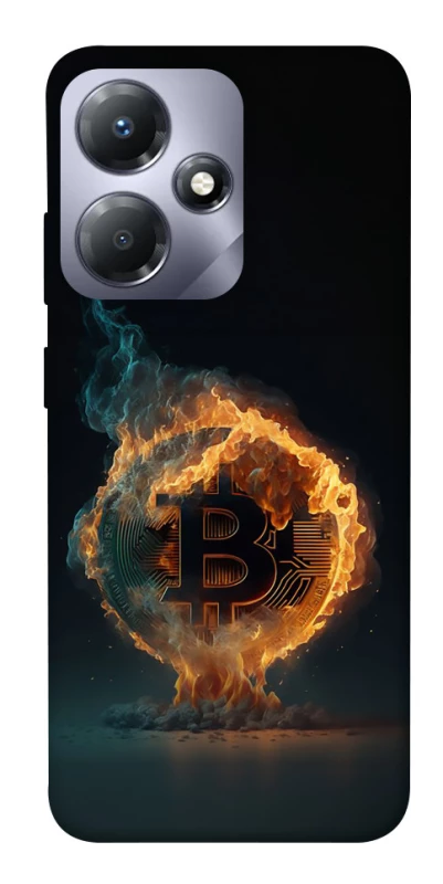 Чохол на Infinix Hot 30 Play Fire Bitcoin фото 1 з 1
