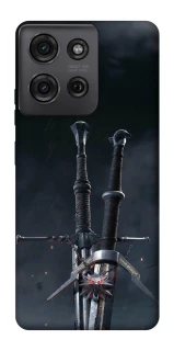 Чехол на Motorola Moto G75 Мечи Ведьмака фото 1 из 1