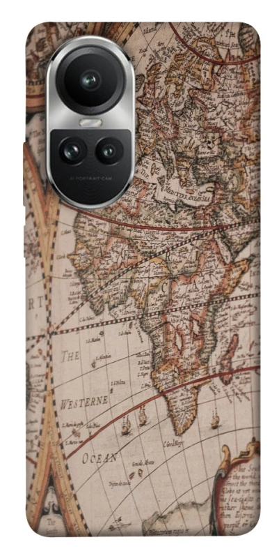 Чохол на Oppo Reno 10 Карта подорожей фото 1 з 1