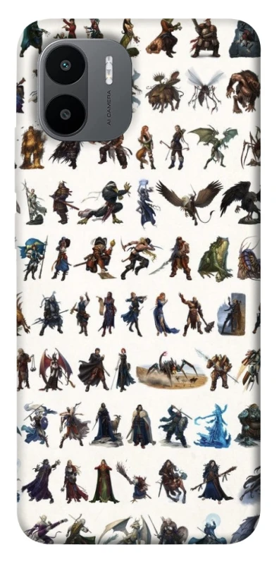 Чехол на Xiaomi Redmi A1+ / Poco C50 / A2+ Character Selection фото 1 из 1