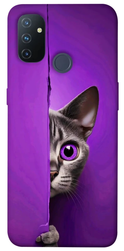 Чохол на OnePlus Nord N100 Кіт-підглядач фото 1 з 1