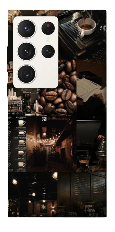 Чохол на Samsung Galaxy S23 Ultra Coffee collage ver.1 фото 1 з 1