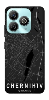 Чохол на ZTE Blade A75 4G Chernihiv map фото 1 з 1