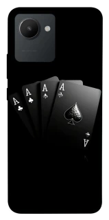 Чехол на Realme C30s Black Cards фото 1 из 1