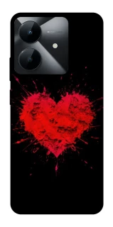 Чехол на Realme Note 60x Splash heart фото 1 из 1