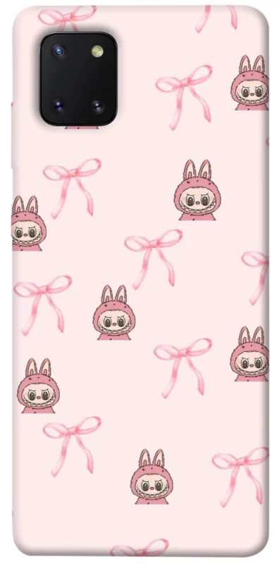 Чохол на Samsung Galaxy Note 10 Lite (A81) Pink bows and Labubus фото 1 з 1