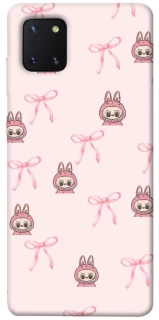 Чехол на Samsung Galaxy Note 10 Lite (A81) Pink bows and Labubus фото 1 из 1
