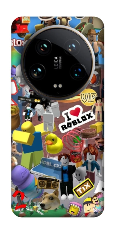 Чохол на Xiaomi 14 Ultra Roblox collage ver.5 фото 1 з 1