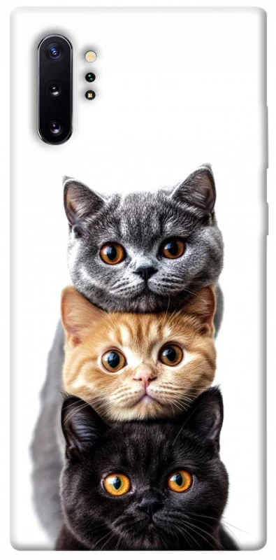 Чехол на Samsung Galaxy Note 10 Plus Красивые котики фото 1 из 1