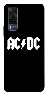 Чохол на Vivo Y53s AC/DC logo фото 1 Чохол на Vivo Y53s AC/DC logo фото 1 з 1
