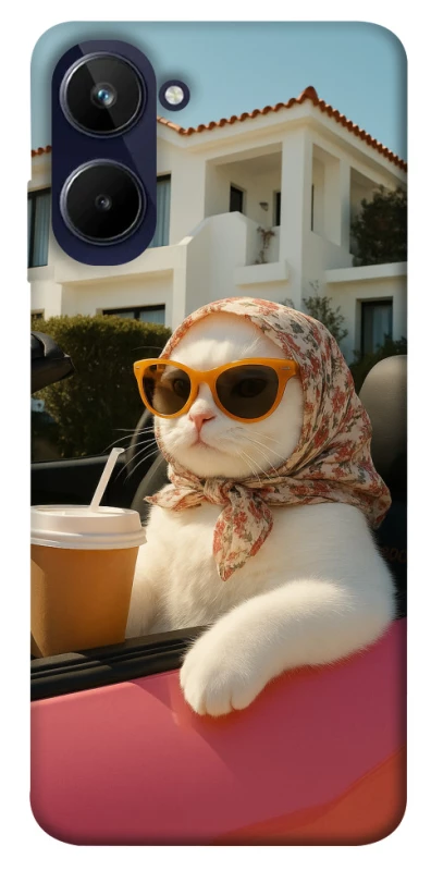 Чохол на Realme 10 4G Stylish Cat Cruise фото 1 з 1