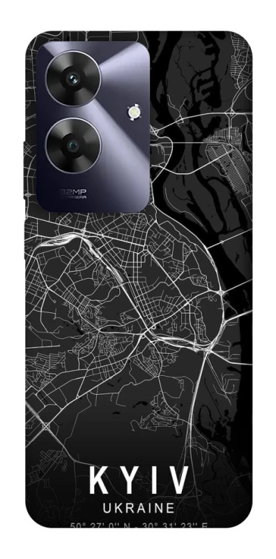 Чохол на Realme Note 60 Kyiv map фото 1 з 1