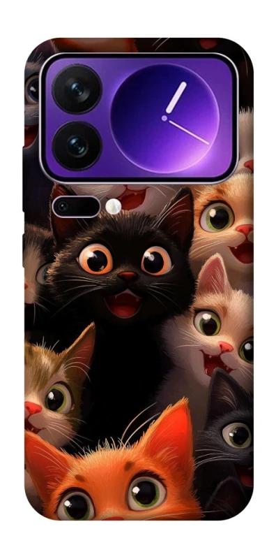 Чехол на Xiaomi 17 Pro Max happy cats фото 1 из 1