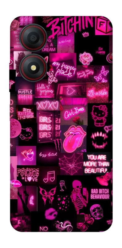 Чехол на ZTE Blade A34 4G Hot collage ver.8 фото 1 из 1