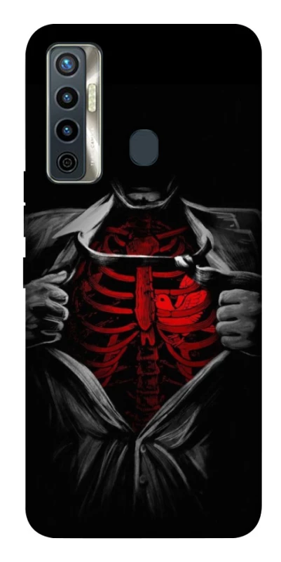 Чохол на TECNO Camon 17 Skeleton Heart фото 1 з 1