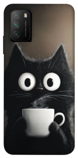 Чехол на Xiaomi Poco M3 morning cat фото 1 из 1