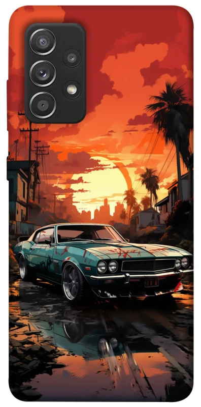 Чохол на Samsung Galaxy A52 4G / A52 5G Car at sunset фото 1 з 1
