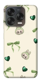 Чехол на ZTE Blade V70 Design Labubu Green Heart фото 1 из 2