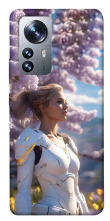 Чехол на Xiaomi 12 / 12X Cyber space girl ver.1 фото 1 из 1
