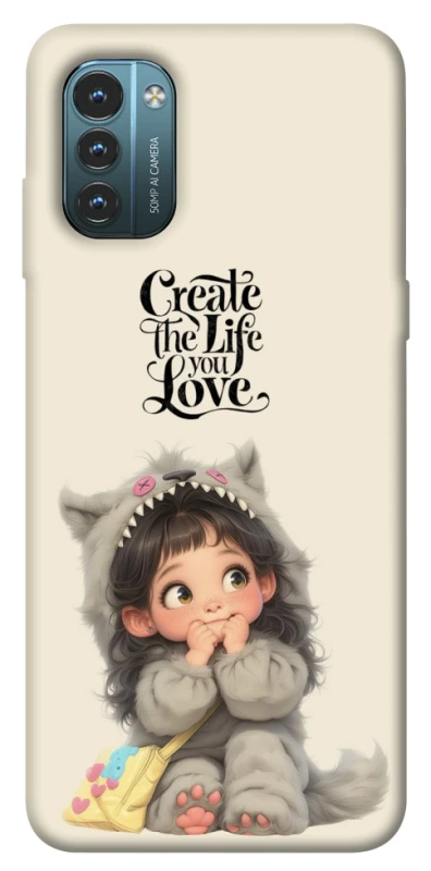 Чехол на Nokia G21 Create the life you love фото 1 из 1