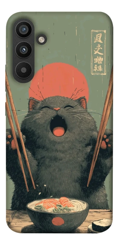 Чехол на Samsung Galaxy A34 5G Hungry Cat фото 1 из 1