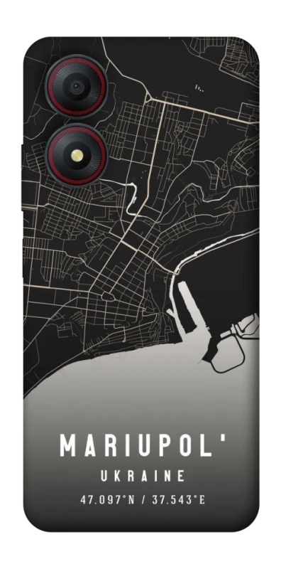 Чохол на ZTE Blade A34 4G Mariupol map фото 1 з 1