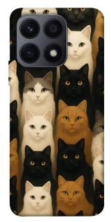 Чехол на Huawei Honor X8a Colorful Cat Collage фото 1 Чехол на Huawei Honor X8a Colorful Cat Collage фото 1 из 1