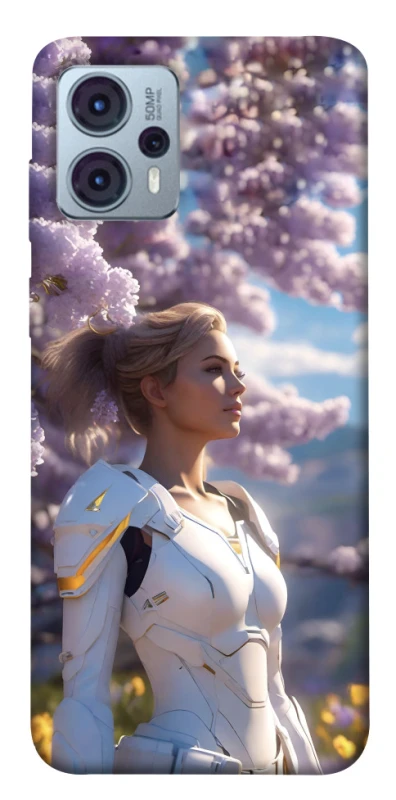 Чехол на Motorola Moto G23 Cyber space girl ver.1 фото 1 из 1