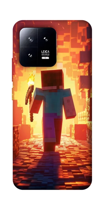Чохол на Xiaomi 13 Minecraft adventure фото 1 з 1