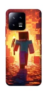 Чохол на Xiaomi 13 Minecraft adventure фото 1 з 1