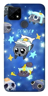 Чехол на Realme C21Y Pebble kitten stars фото 1 из 1