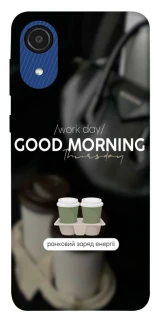 Чехол на Samsung Galaxy A03 Core Thursday coffee фото 1 Чехол на Samsung Galaxy A03 Core Thursday coffee фото 1 из 1