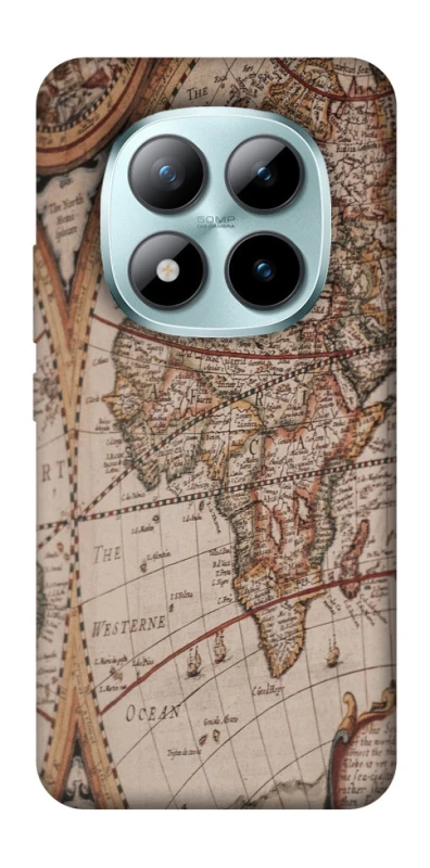 Чехол на Xiaomi Redmi Note 15 Pro+ 5G Карта путешествий фото 1 из 1