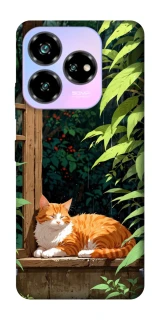 Чехол на ZTE Nubia V60 red cat фото 1 из 1