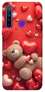 Чохол на Realme 5 bear in hearts фото 1 з 1