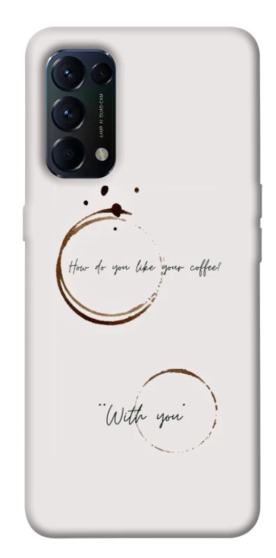 Чохол на Oppo Reno 5 4G Coffee with you фото 1 з 1