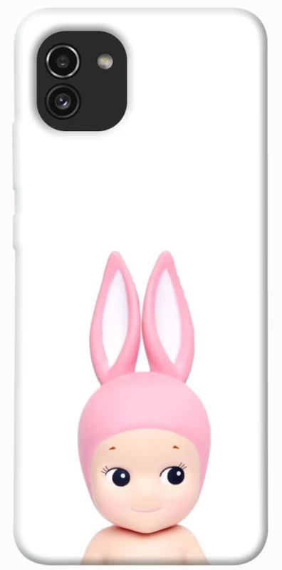 Чохол на Samsung Galaxy A03 Minimal Bunny Peek фото 1 з 1