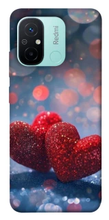 Чехол на Xiaomi Redmi 12C / Poco C55 Red hearts фото 1 из 1